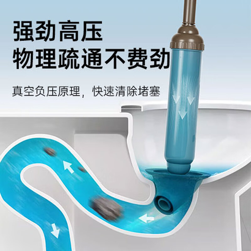 Tianyan Datong SER type sewer unblocking artifact, one-shot high-pressure air flow toilet sewer can block pipes special tool