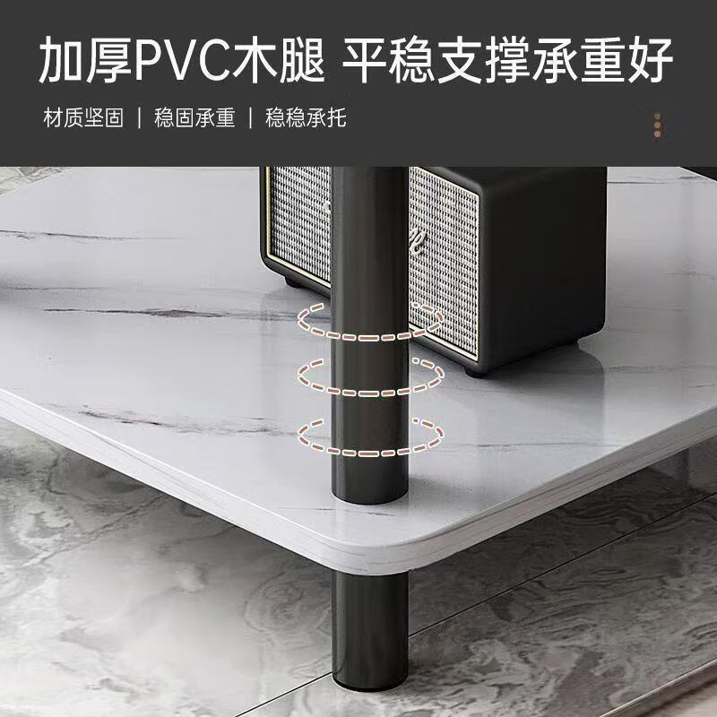 Gupujia coffee table living room simple light luxury sofa side table small apartment guest corner table balcony double-layer storage small table tea table