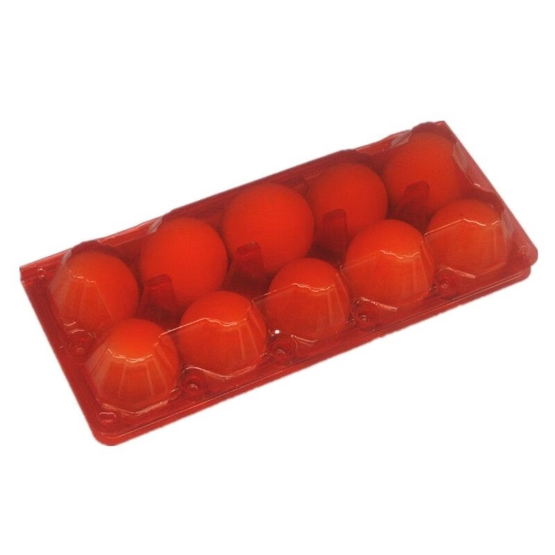 An Junsheng baby return gift red packaging box plastic egg tray 10 pieces of eggs full moon happy eggs disposable egg tray red egg tray 10 pieces 50 pieces can hold 500 pieces