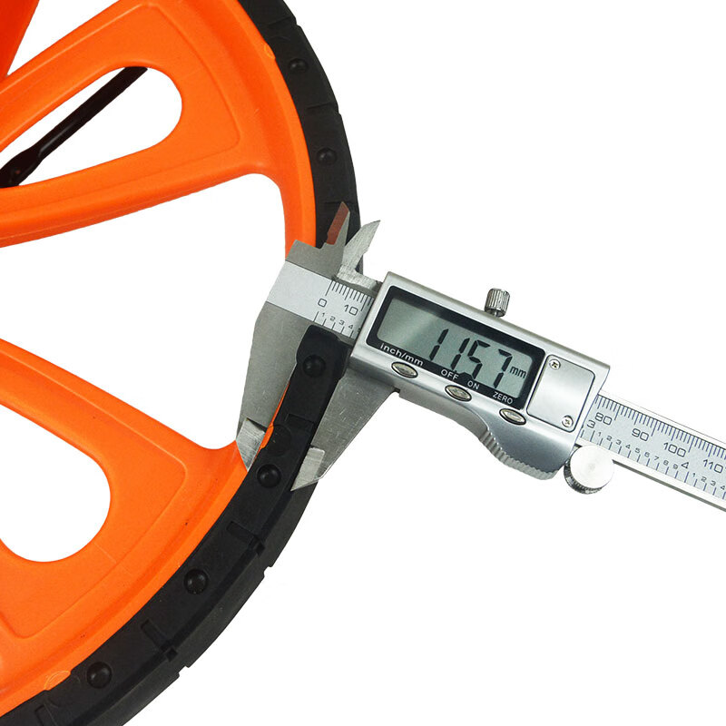 Newmaip distance measuring wheel hand push roller car mechanical distance meter roller ruler push ruler electronic digital display high precision measuring instrument handbrake mechanical wheel - upgraded version