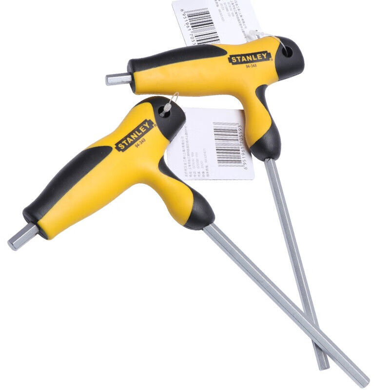 Stanley (STANLEY) household T-type inner hexagonal wrench with handle inner hexagonal wrench hexagonal wrench flat head 2.5mm94-344-23