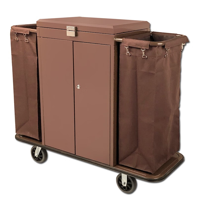 Huilan Guest Room Linen Cart Hotel Work Cart Hotel Cleaning Cart Cleaning Trolley Cleaning Cart Storage Service Cart H1 Ordinary Unilateral Cart 4-inch Silent Wheel