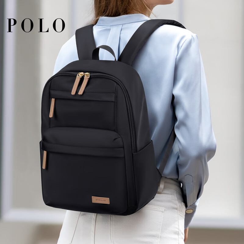 POLO Backpack Computer Bag Women's 14/15.6 Inch Laptop Backpack Business Travel School Bag Birthday Gift Men