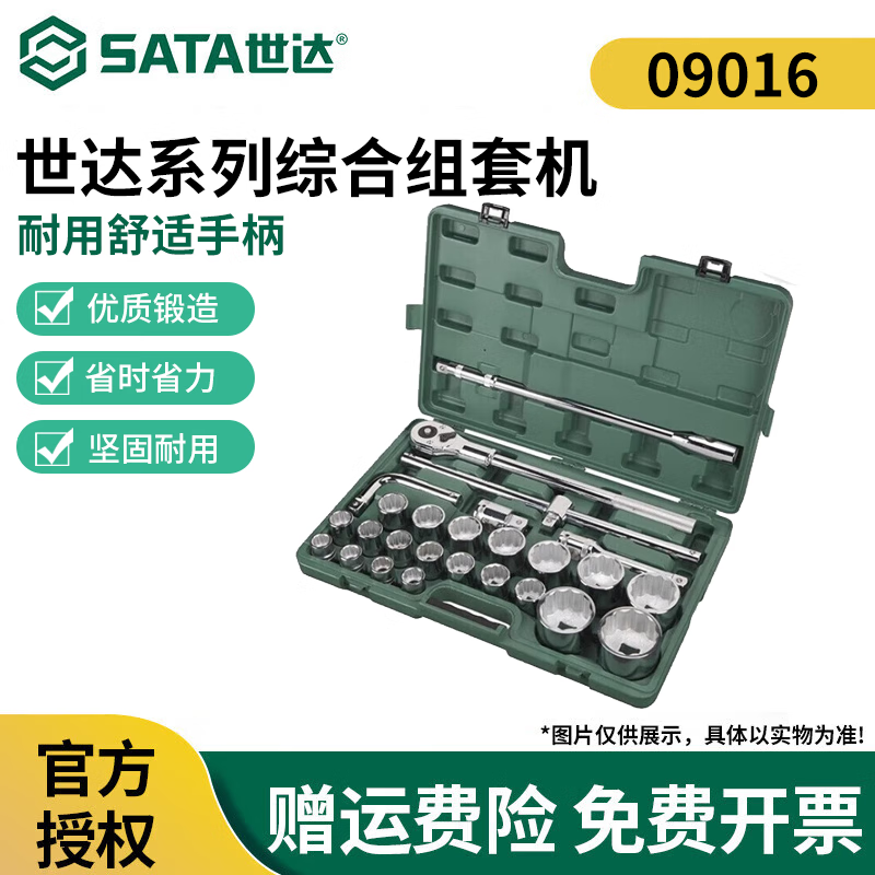 Shida series comprehensive set machine repair and auto repair tools socket wrench metric small medium large flying set 09014 heavy duty 124 pieces 6.3x10x12.5MM set 09014