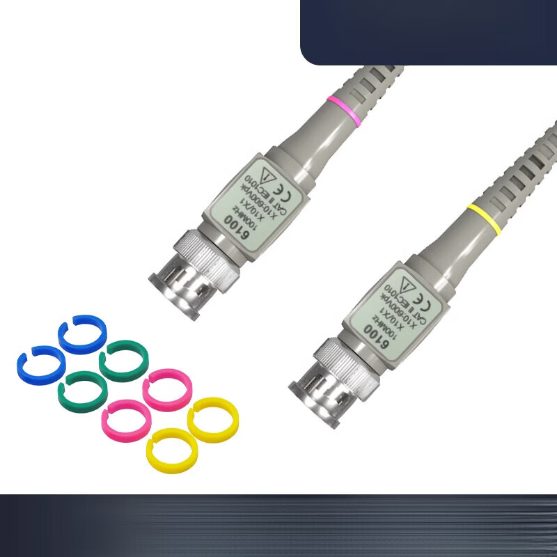 YHGFEE oscilloscope probe universal BNC20-250MHz mega high voltage probe probe 10 1 attenuation probe high frequency P6060 within 60M/1 10 classic