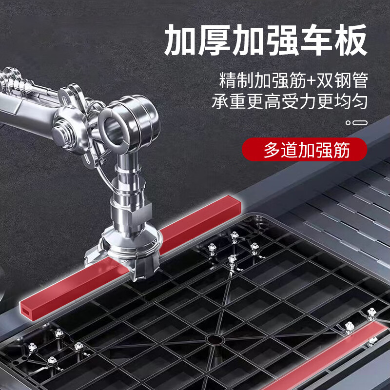 Work partner small trolley flatbed trolley 72*47cm 4-inch PVC labor-saving wear-resistant double tube 500 pounds decoration small trailer handling trolley folding