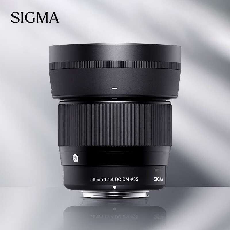 SIGMA 56mm F1.4 DC DN Contemporary half-frame large aperture fixed focus lens portrait close-up live broadcast (Fuji X mount lens)
