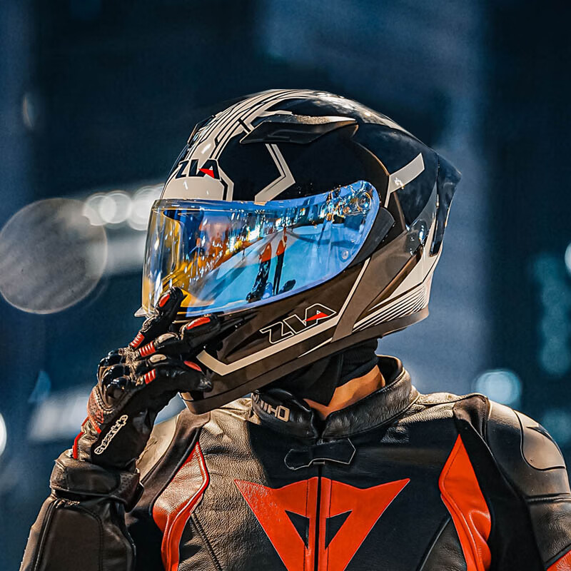 Aishi Large Size Helmet Extra Large Electric Motorcycle Helmet Men's Full-face Helmet Winter Warmth All Seasons Large Head Circumference Bluetooth Headset Blue Ant Aurora Red + Bluetooth (Transparent Mirror Included) 4XL