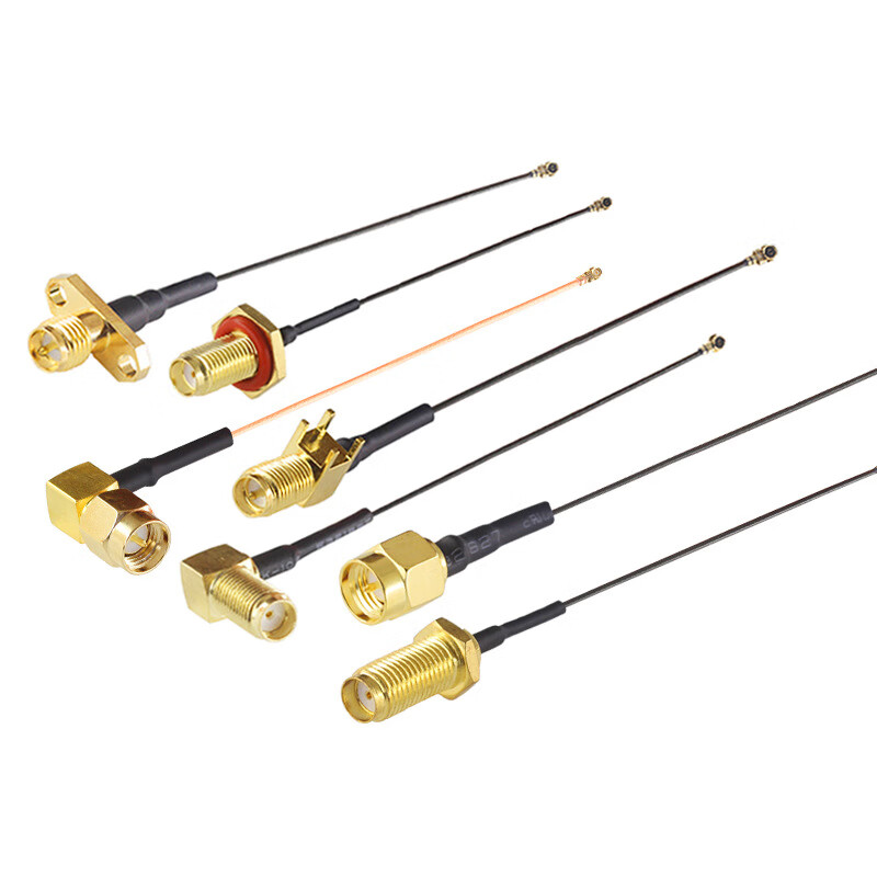 IPEX to SMA cable WIFI/3G/4G/GSM module RF extension antenna SMA to IPX adapter cable 15CM 4th generation IPEX to SMA external screw and inner needle 0.81