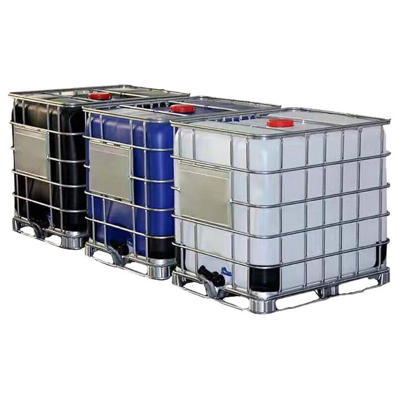 Bingyu BYA-480 multifunctional IBC ton barrel, square chemical barrel, plastic barrel, container barrel, water storage barrel, 1000L white ton barrel (thickened)