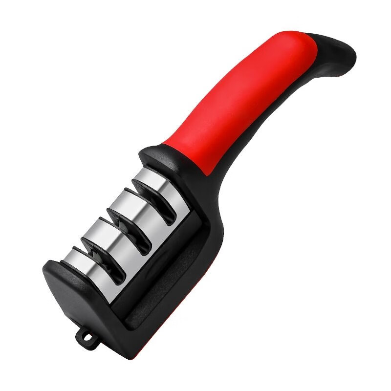 LZJV Household Knife Sharpening Artifact Whetstone Household Multifunctional Kitchen Knife Sharpening Scissors Kitchen Knife Fine Sharpening Tool 4 Sections - Kitchen Knife Sharpening Scissors Chopping Knife - Express Sharpening