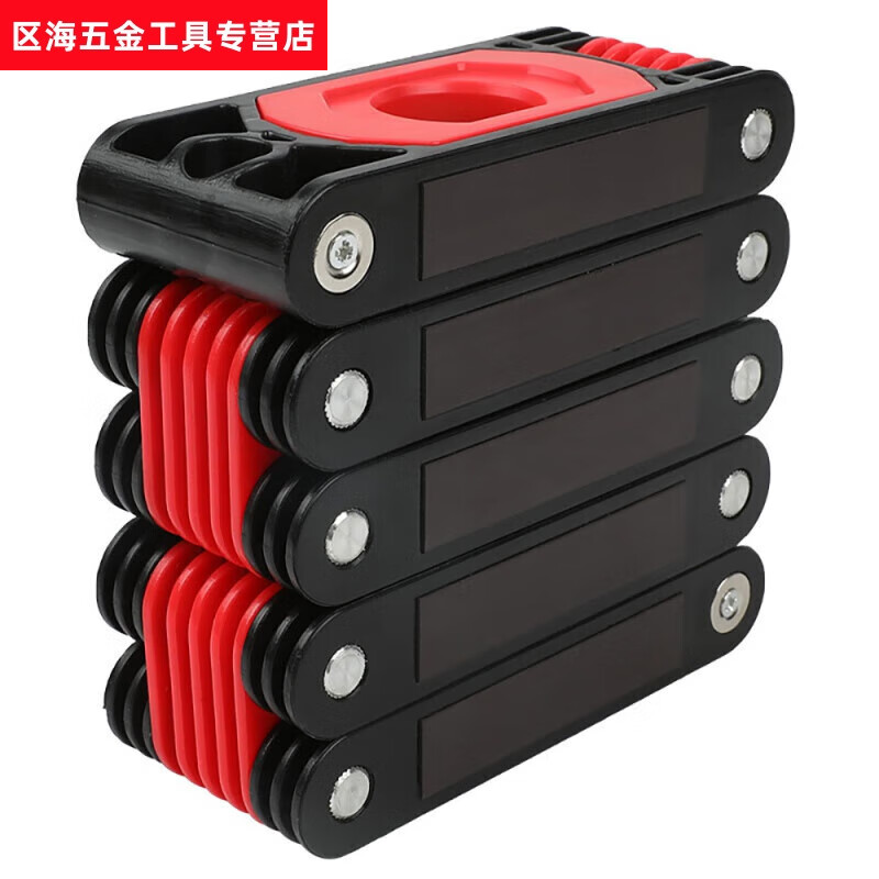 Jianyimao high-precision multi-functional folding level ruler home decoration corner woodworking artifact measuring tool multi-angle magnetic 3-fold ruler