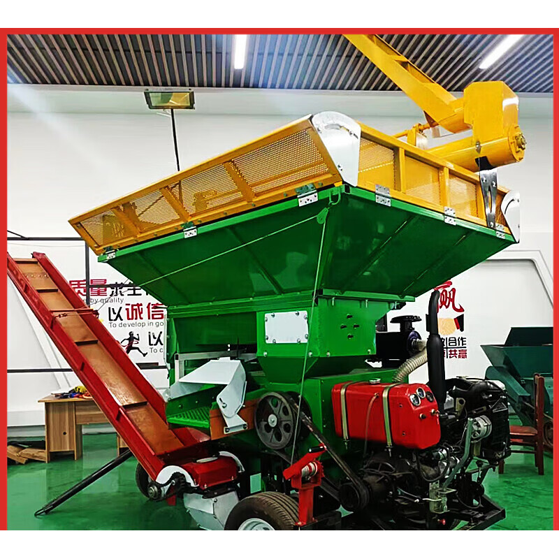 Pupan fully automatic large corn thresher new forklift loading and beating machine dry and wet dual-purpose corn thresher can be loaded on the truck. Please contact customer service for details of the motor model.
