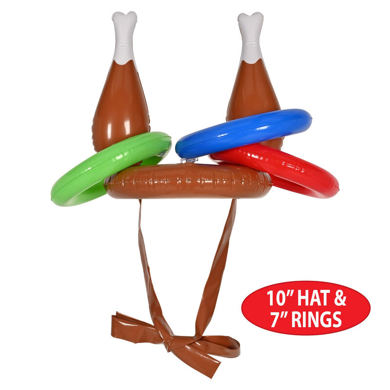 Beistle Fall Themed Inflatable Turkey Drumstick Ring
