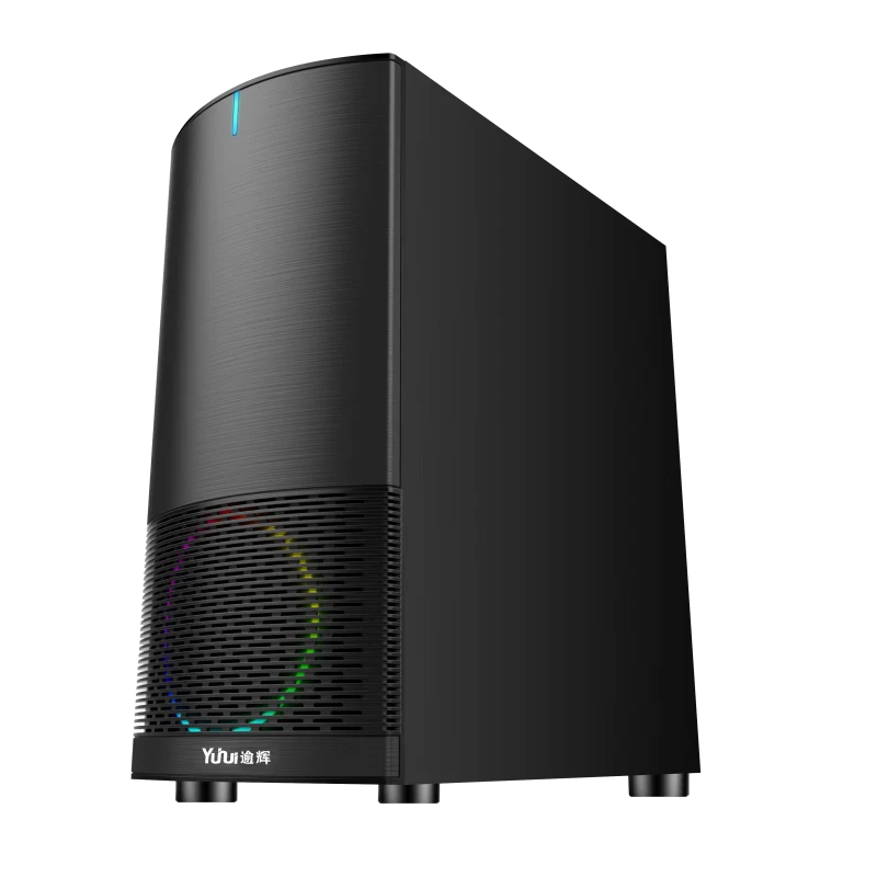 Mingsu Jizhi Titan PRO Computer Case Gaming Power Supply (Side Transparent/Support ATX/Wide-body Gaming Computer Case/Support Long Graphics Card/Backline) Customized X79 X99 Dual-way Motherboard Xianma Commander Case