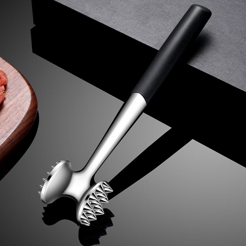 Baijie double-sided solid meat hammer, loose meat hammer, multi-functional steak hammer, meat hammer, meat hammer, meat hammer, beef hammer, meat hammer