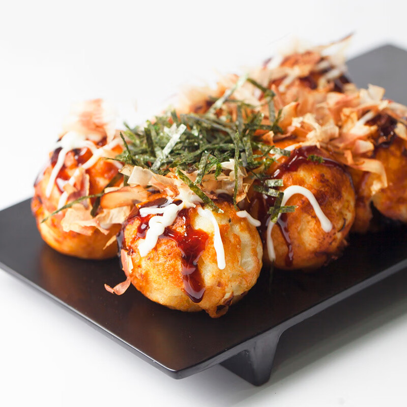 VERLY Octopus Meatball Machine Home Mini Takoyaki Machine Multi-function Baked Egg Baking Pan Small Octopus Meatball Pot Luxury Ingredients Package + Octopus Pellets