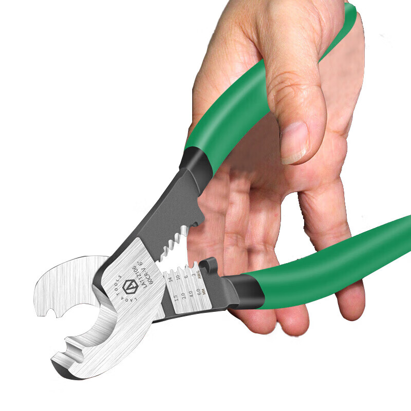 LAOA old A cable cutter and stripper, cable breaking and stripping cutter 8 inches LA112108
