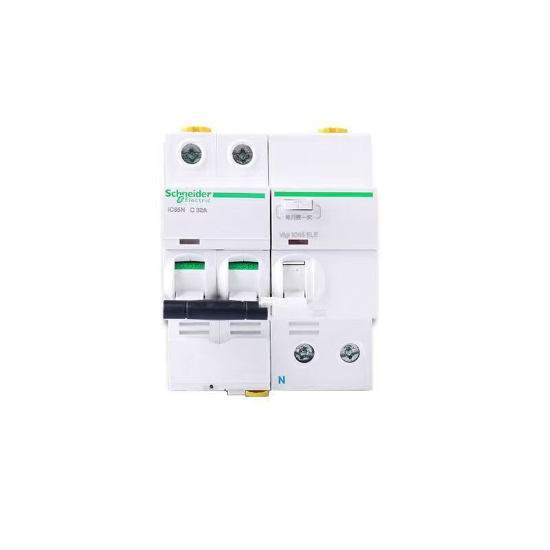 Schneider surge protector leakage IC65 household main switch with leakage 1P+N leakage protection air switch IC65 series 1P+N (occupies two positions) 32A