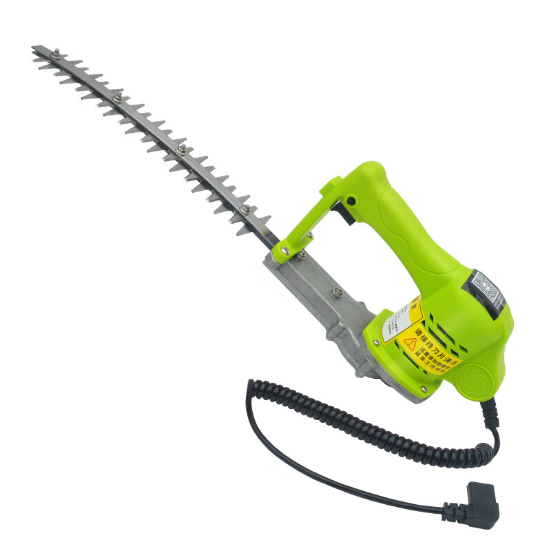 Kezitu customized brushless hedge trimmer lithium electric small one-handed scimitar tea picking machine tea ball tree trimmer lawn mower 1 straight knife double edge 24V brushless model 12A lithium battery (10 hours)
