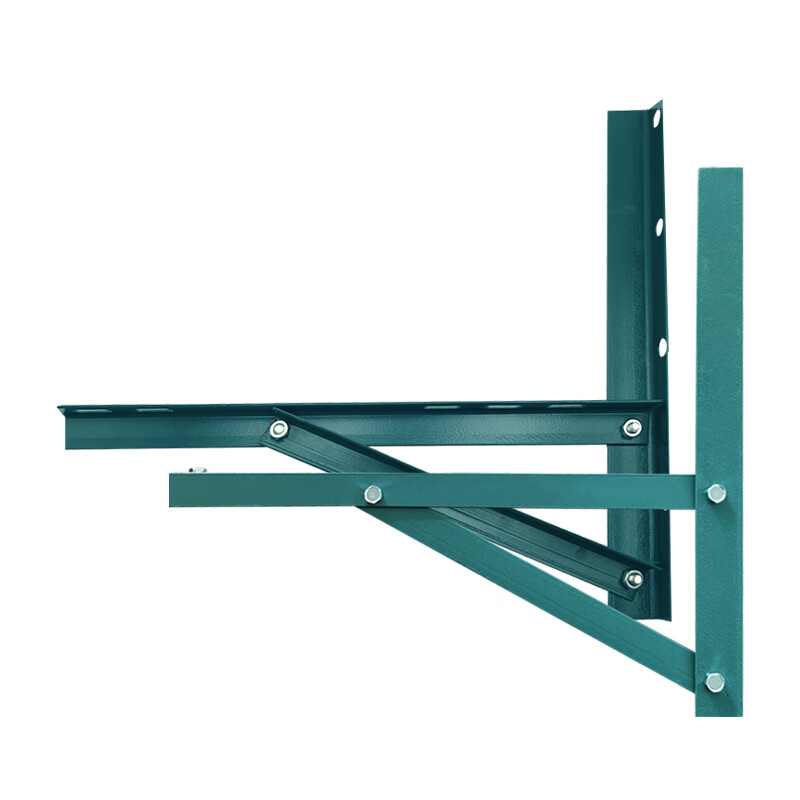 Niuye (NIUYE) customized air conditioner outdoor unit triangle bracket angle iron spray-painted shelf outdoor unit galvanized iron bracket storage rack hanger 1.5p 3P green spray-painted angle iron bracket (about 3.8 kg