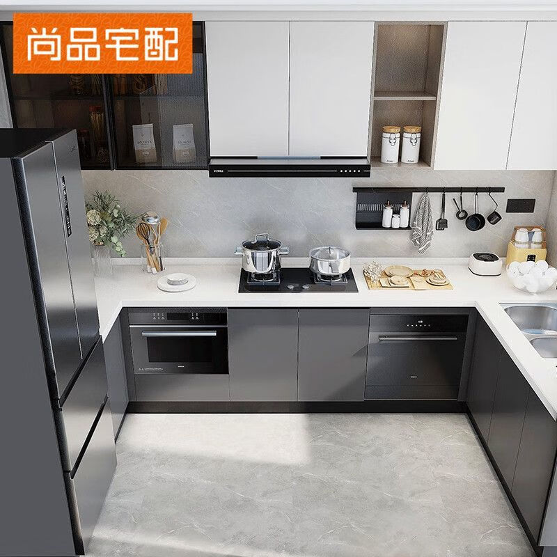 Chaosihui cabinets custom kitchen home integrated kitchen cabinets quartz stone countertops whole house custom integrated stove prepayment