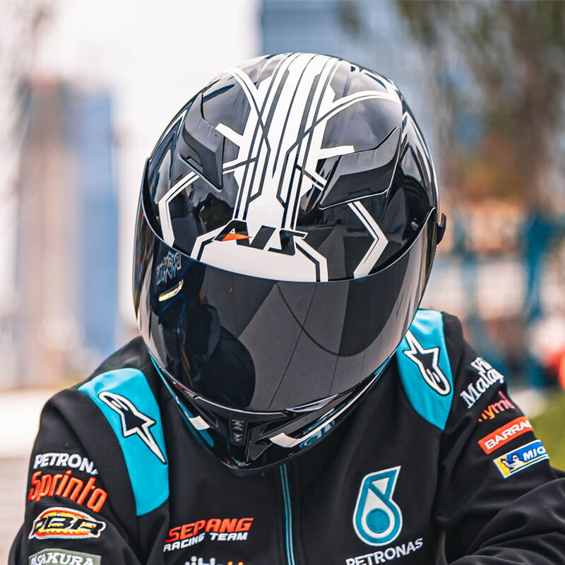 Aishi Large Size Helmet Extra Large Electric Motorcycle Helmet Men's Full-face Helmet Winter Warmth All Seasons Large Head Circumference Bluetooth Headset Blue Ant Aurora Red + Bluetooth (Transparent Mirror Included) 4XL