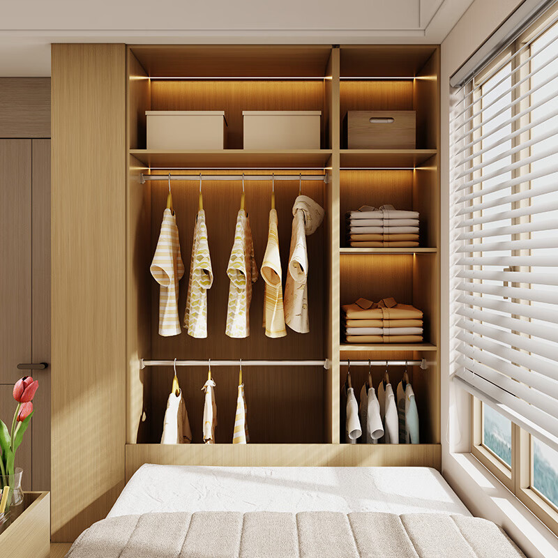 Sophia tatami bed customization, secondary bedroom box bed wardrobe combination, study desk cabinet, tatami bed cabinet, measurement reservation fee