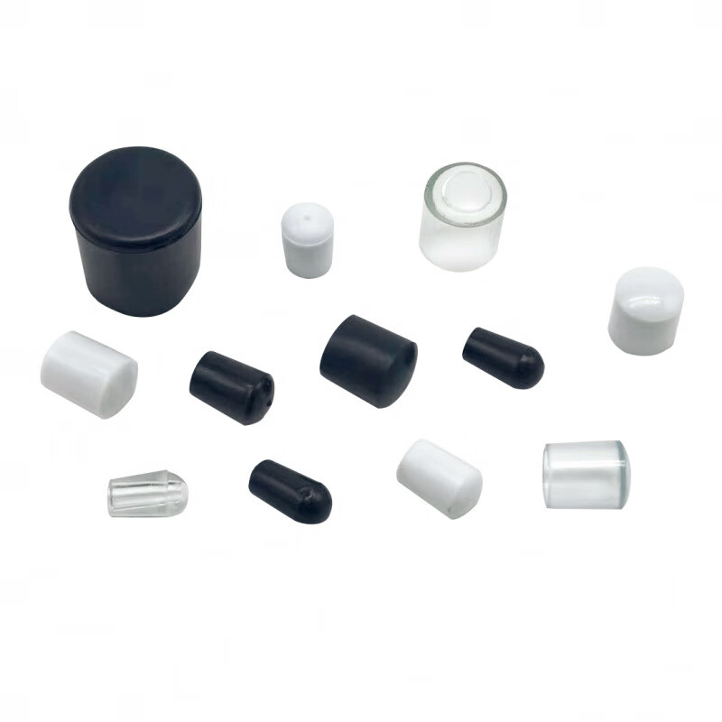 Zhuo Shikun 2.5 3 3.5 4 4.5 5 6 7 8 10mm clothes hanger wire PVC sheath soft rubber sleeve thread protective cap 2.5mm black round jacket