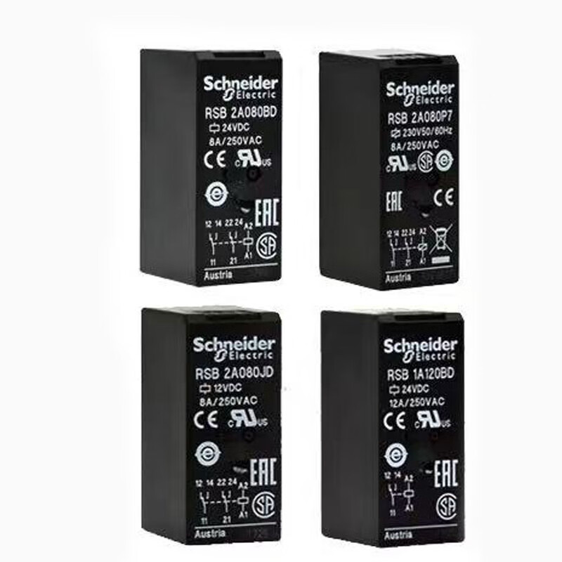 Schneider relay&RSB2A0808BD& 1 piece