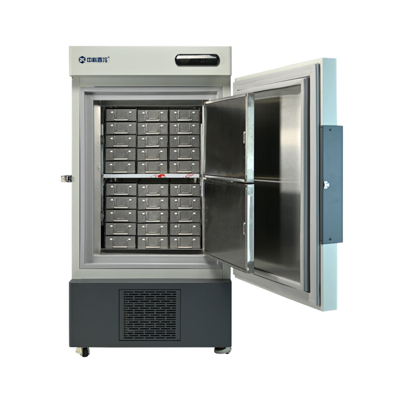 Zhongke Xileng ultra-low temperature refrigerator-80 Commercial vertical scientific research and experiment freezer-60 degrees Medical vaccine-40 low temperature freezer Mechanical parts cold-packed industrial cryogenic storage box DL-128(-65)725 715 1352mm