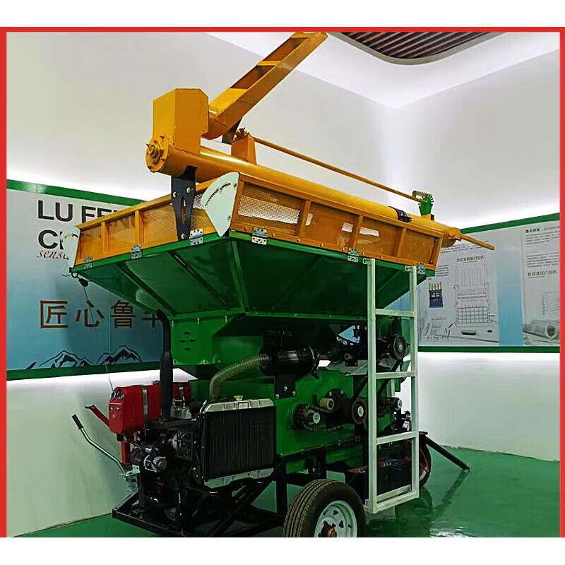 Pupan fully automatic large corn thresher new forklift loading and beating machine dry and wet dual-purpose corn thresher can be loaded on the truck. Please contact customer service for details of the motor model.