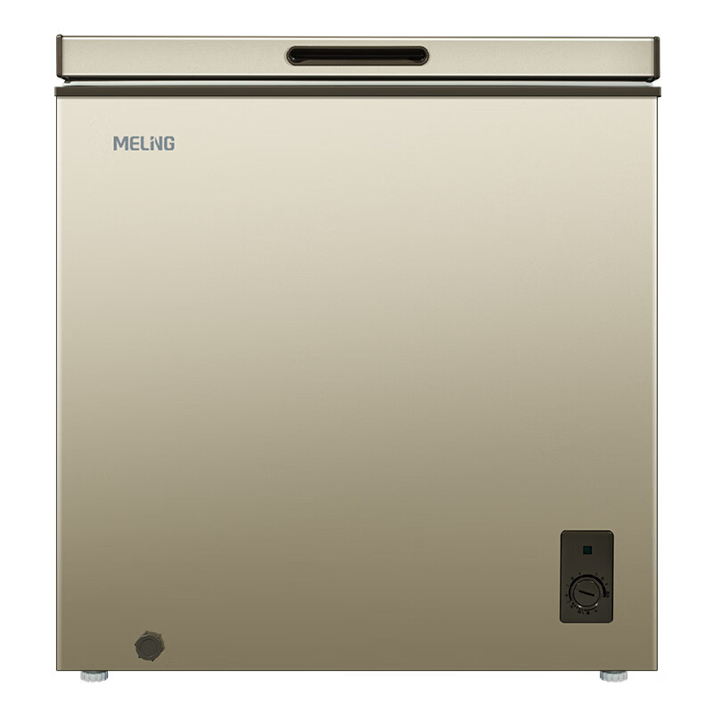 Meiling (MEILNG) BC/BD-141DT small freezer household small full freezing deep cooling quick freezing commercial refrigerator horizontal freezer dazzling gold 142 liters / single temperature full freezing or full cooling 1L