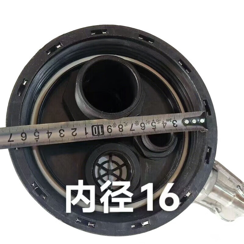 Lanhui ton barrel cover upper cover assembly quick connector ton barrel cover with breathing valve interface 25mm with 1.5m anti-freeze pipe upgraded model (waterproof exhaust cap for inlet and outlet) ton barrel cover