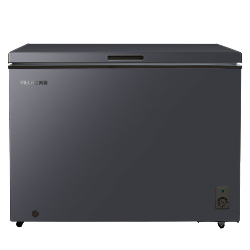 Meiling (MEILNG) Frost Reducing Freezer 301L Household Commercial Large Capacity Full Freezer Refrigeration Deep Freezer Dual-Purpose Horizontal Freezer Level 1 Energy Efficiency White 201L/Single Temperature Full Freeze or Full Refrigeration 1L
