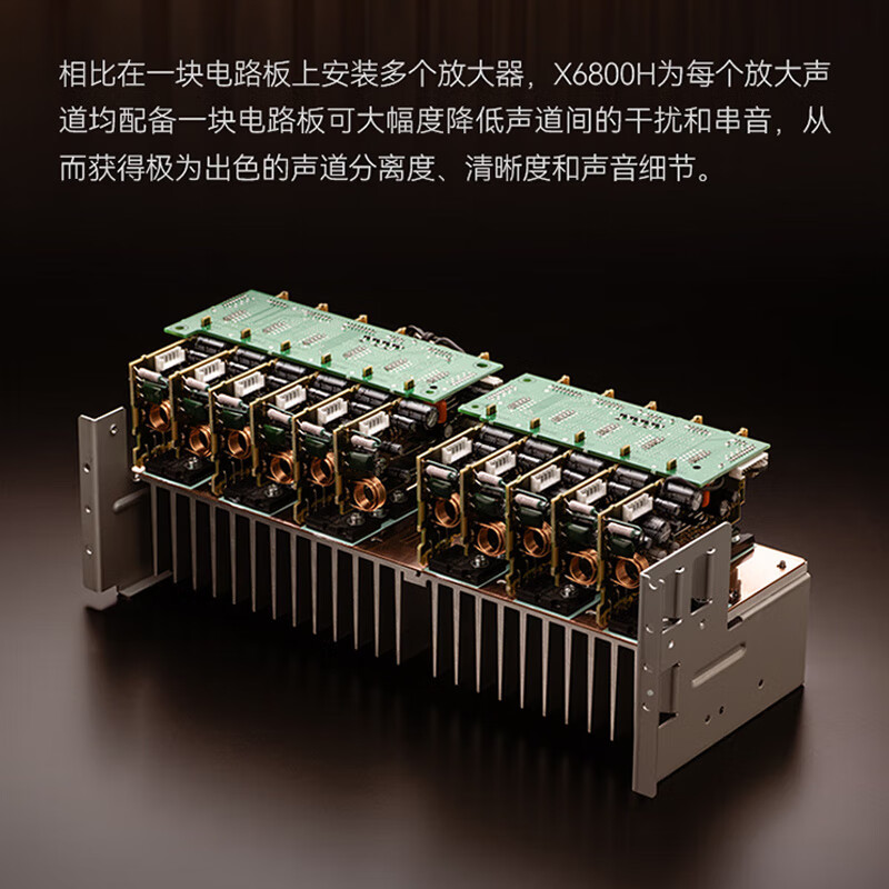 Denon (DENON) AVC-X6800H audio power amplifier speaker 11.4 channel panoramic sound 8K home theater power amplifier 13.4 pre-amplifier decoder imported from Japan