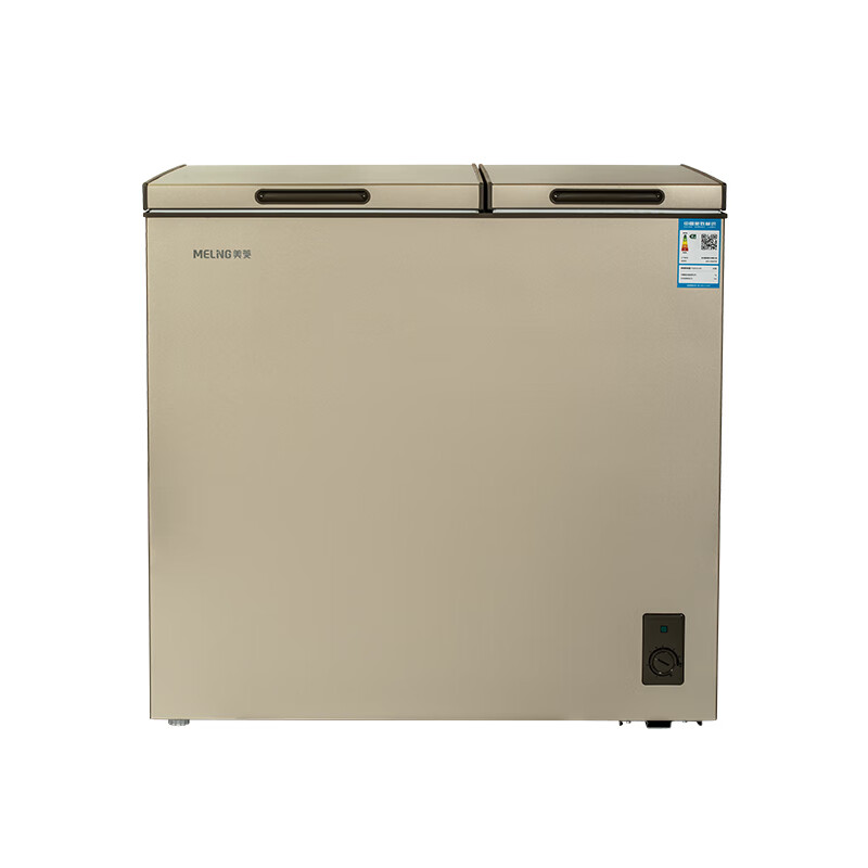 Meiling (MEILNG) BCD-218DTCX dual-temperature freezer household small deep-freezing quick-freezing primer refrigeration and freezing commercial horizontal freezer 1L starry sky gray 218 liters dual temperature/frozen 151 liters + cold