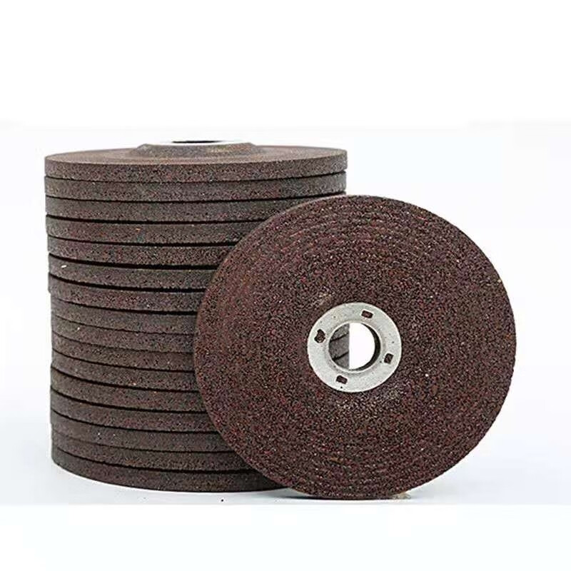 An Junsheng angle grinder grinding disc 100 type angle grinding disc thickened grinding disc wear-resistant metal stainless steel grinding and polishing polishing disc red grinding disc thick 6mm 1 piece