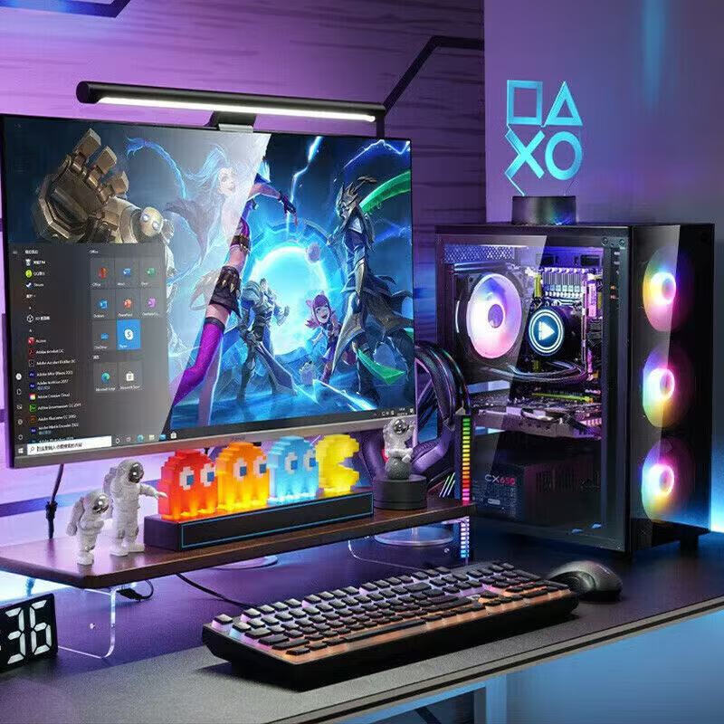 Intel (Intel) Intel Core i9 liter 18-core second-hand computer game desktop RTX5060 independent display black myth Wukong live chicken game host modeling rendering DIY assembly machine single host package ten Intel thirty-six core + RTX4060 99% new