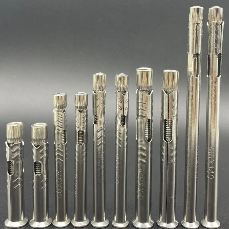 FANCYCHIC201 304 stainless steel cross broken bridge door and window installation magic nail stainless steel screw expansion 6*150 full length authentic 304 material 30 pieces