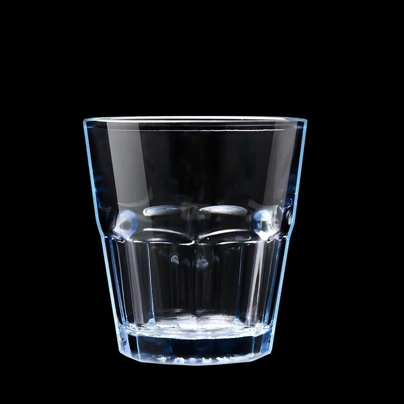 Ye Yu tempered glass liquor cup with scale for home use, foreign wine beer mug 23 liang, gold scale 2.5 liang tempered cup - set of 10