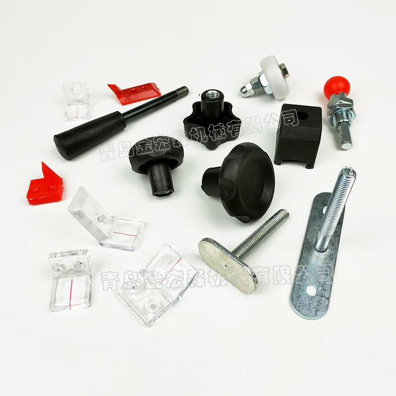 Jie Yintong woodworking panel saw accessories European style large ruler backrest handle screw nut precision sliding table saw accessories baffle single hole small magnifying glass