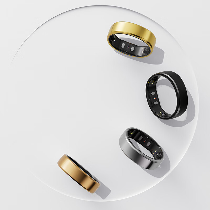 RingConnGen 2 Smart Ring Sports Heart Rate Blood Oxygen Health Sleep Respiration Monitoring Waterproof Ring Rose Gold No. 10