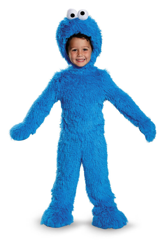 Disguise Cookie Monster Super Luxury Plush Costume Small (2T)