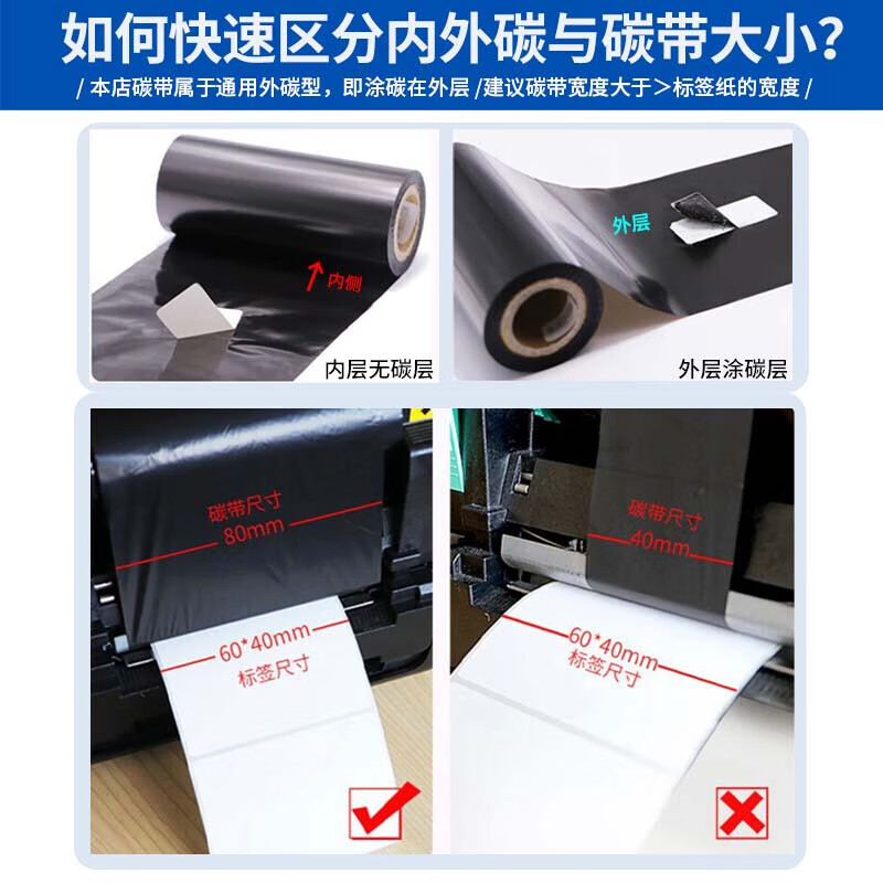 ZEBRA TECHNOLOGIES full resin-based ribbon A4203BK special ribbon for barcode label printer 110MM*300M/roll