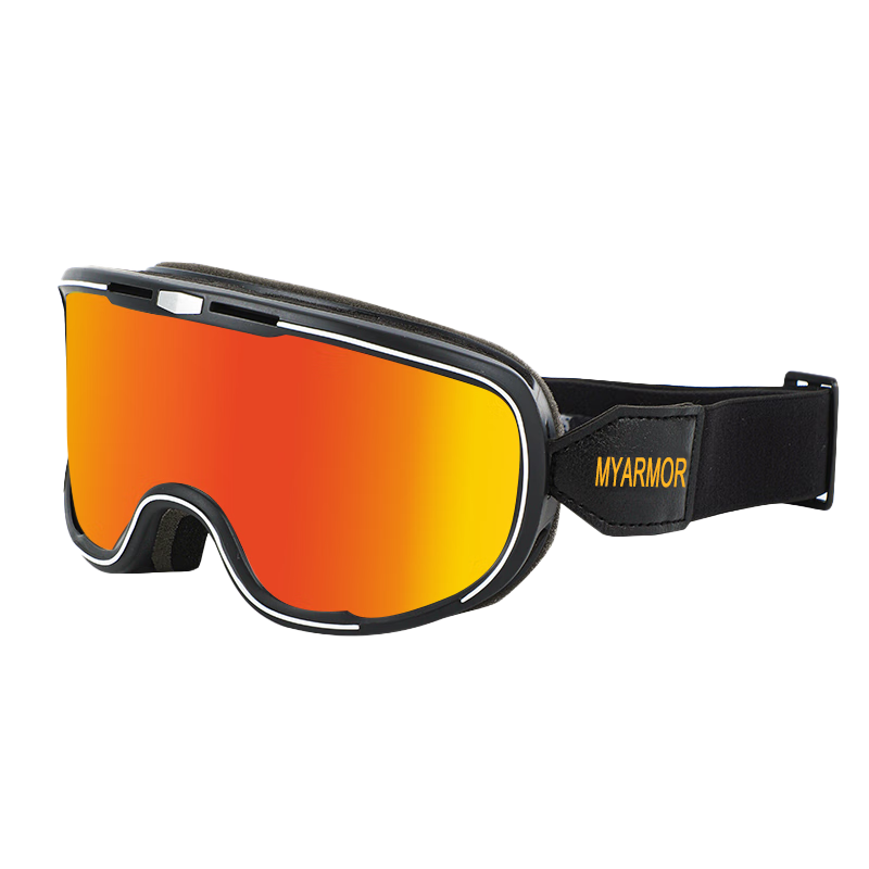 MYARMOR motorcycle day and night dual-use goggles, helmet goggles, unisex windproof and sunscreen mask, can wear myopia glasses