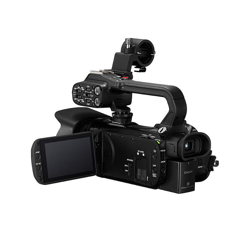 Canon camera, professional high-definition 4K digital handheld camcorder, home conference live broadcast photography 4K high-definition camera, Canon XA60 camera, package three, including 256G high-speed card ~ photography reflector ~ Canon backpack