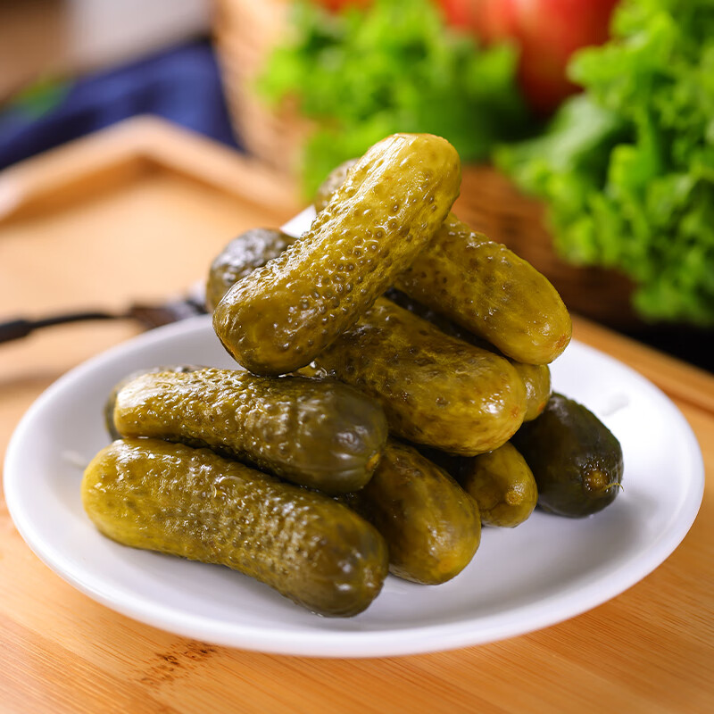 Uncle Ivan imported from Russia, pickled cucumbers, Russian-style Vanya daddy canned sauce, pickles, food for meals 680g