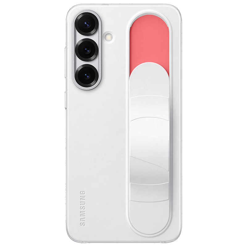 99% new Samsung Samsung Galaxy S25+ original vertical wristband protective case mobile phone case original mobile phone case multi-functional protective case white