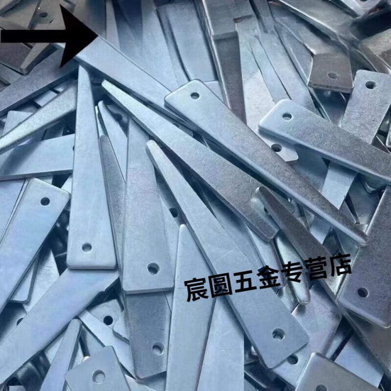 FHJQB square column buckle pin square and round buckle pin piece beam clamp pin column reinforcement triangular pin piece shear wall diagonal iron pin high strength 6 thick galvanized pin 100 pieces